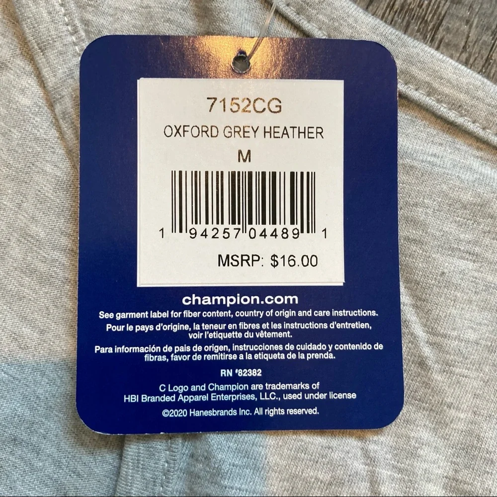 NWT Girls Medium 10/12 Racerback Champion Tank Top Grey
